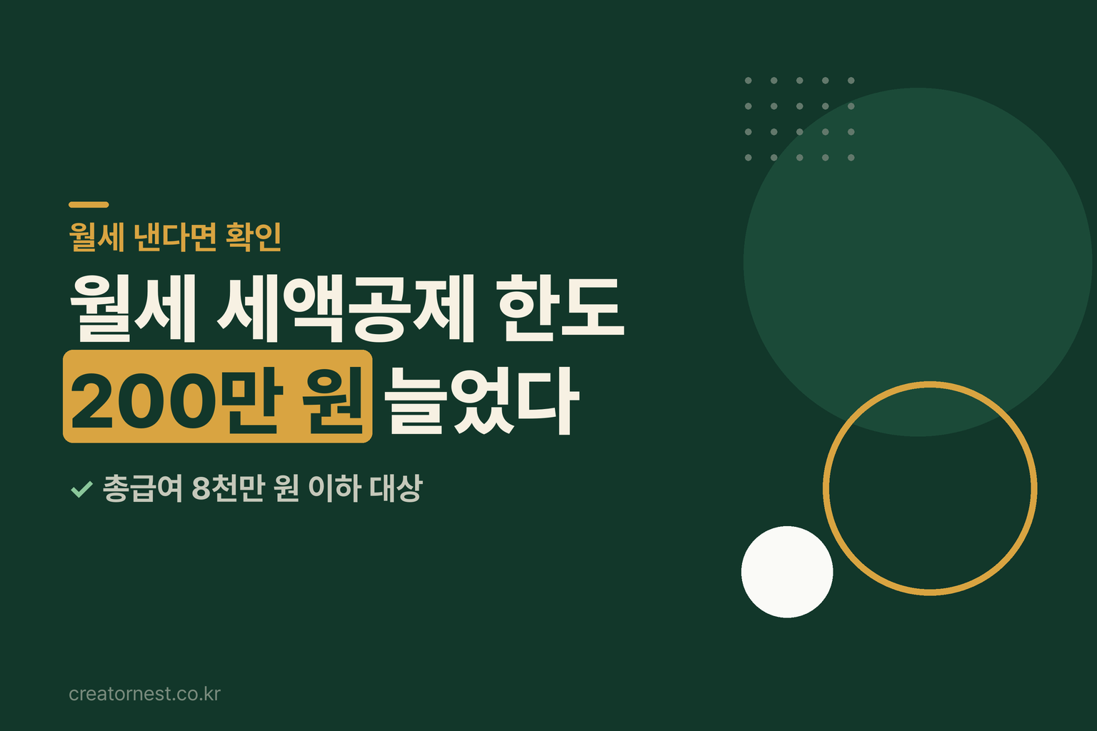 총급여 5,000만 원, 월세 100만 원 기준으로 개편 전후 월세 세액공제액을 비교한 막대그래프